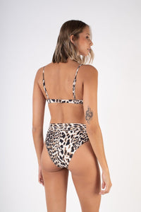 Oasis Bikini Bottom - Leopard - Bikini - ITZIAR Swimwear - Back